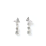 Aurora Butterfly-Floral Dangles