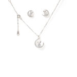 Mara Crescent-Set Necklace