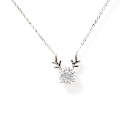 Vesper Antler-Snowflake Necklace