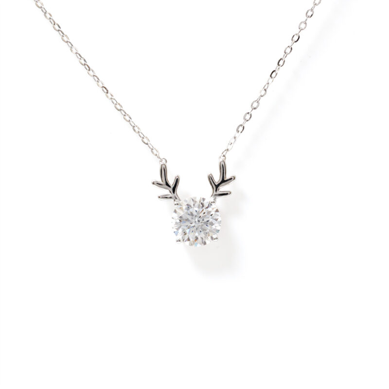 Vesper Antler-Snowflake Necklace