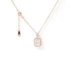 Evara Cushion-Halo Necklace