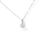 Aster Solitaire Necklace