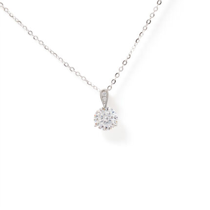 Aster Solitaire Necklace