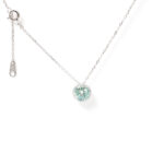 Brielle Aqua-Halo Necklace