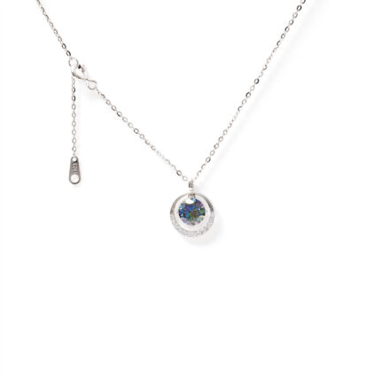 Noelle Blue-Halo Necklace