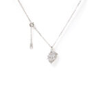 Azura Cushion-Halo Necklace