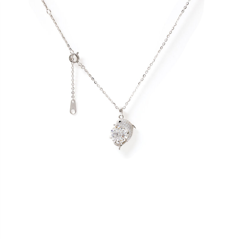 Azura Cushion-Halo Necklace