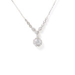 Iris Leaf-Cascade Necklace