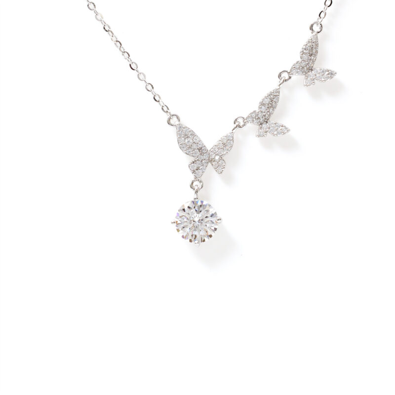 Dahlia Butterfly-Vine Necklace