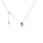 Clara Ruby-Cube Necklace