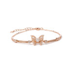 Aurelia Golden-Butterfly Bracelet