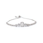Faye Emerald-Center Bracelet