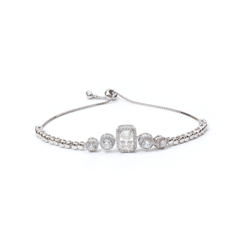 Faye Emerald-Center Bracelet