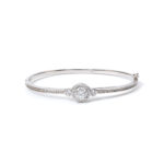 Aurora Halo-Disc Bangle