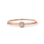 Celeste Golden-Halo Bangle