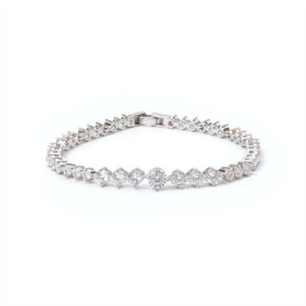 Dahlia Shape-Tennis Bracelet