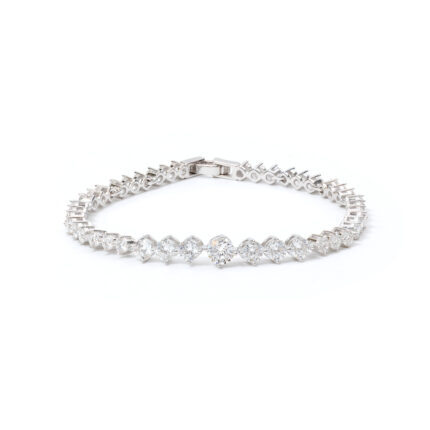 Dahlia Shape-Tennis Bracelet