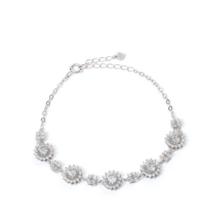 Aster Floral-Tennis Bracelet