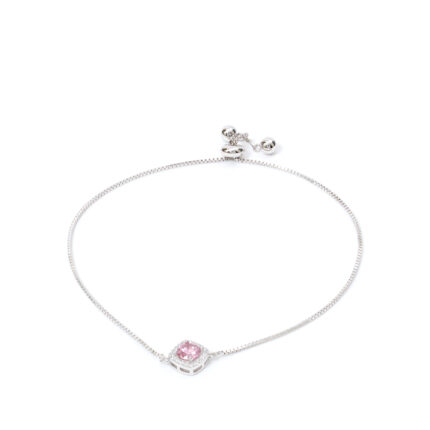 Clara Pink-Cushion Bracelet