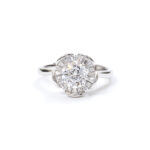 Esme Baguette-Halo Ring