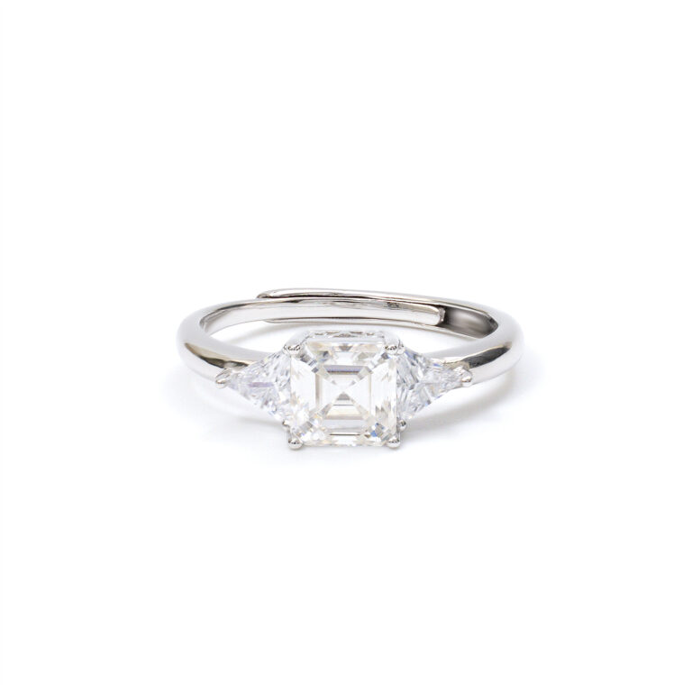 Gemma Emerald-Cut Ring