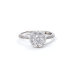 Giselle Cluster-Halo Ring