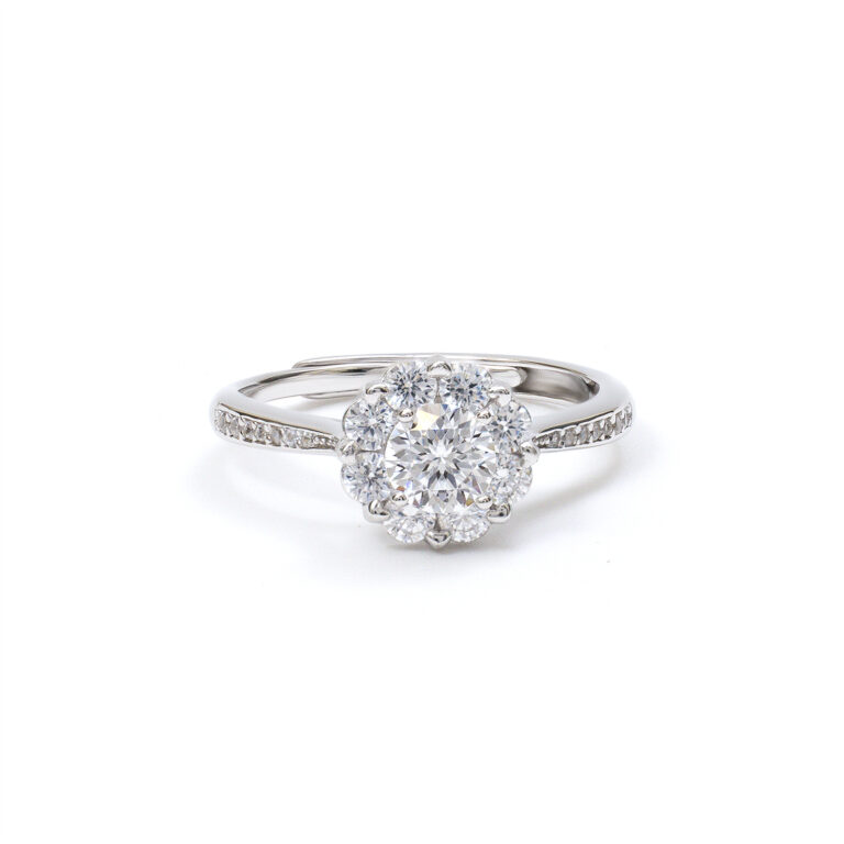 Giselle Cluster-Halo Ring