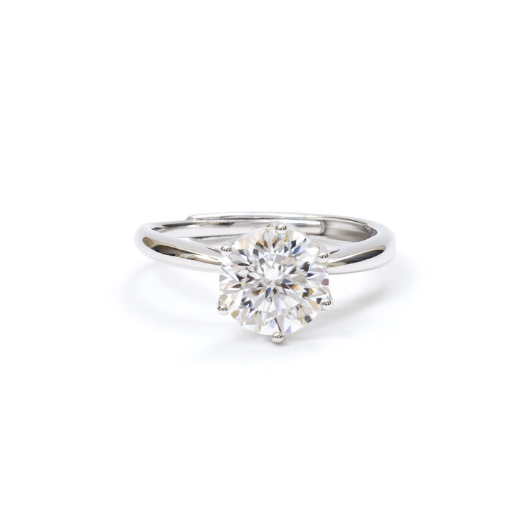 Freya Crossover-Solitaire Ring