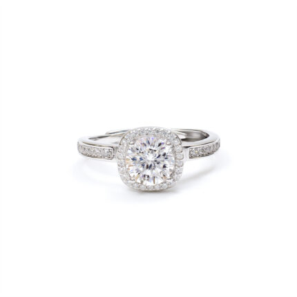 Mara Cushion-Solitaire Ring