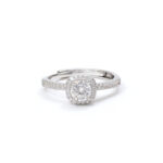 Faye Double-Halo Ring
