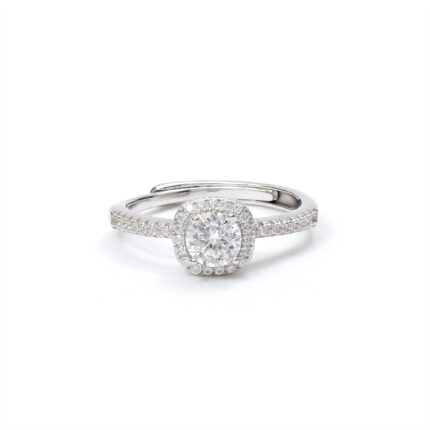 Faye Double-Halo Ring