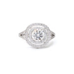 Luna Ornate-Halo Ring