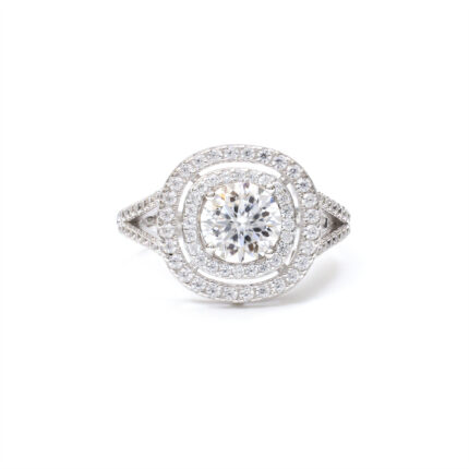 Luna Ornate-Halo Ring