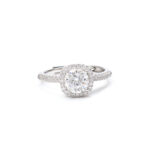 Aurelia Round-Halo Ring