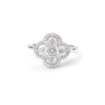 Vera Clover-Halo Ring