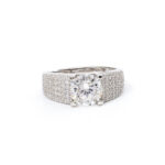 Daria Pave-Solitaire Ring
