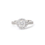 Cassia Floral-Halo Ring