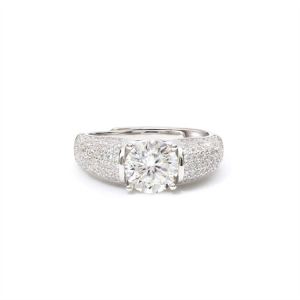 Cyra Pave-Signet Ring