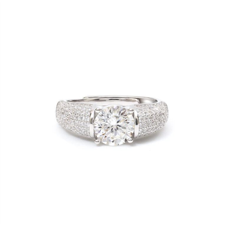 Cyra Pave-Signet Ring