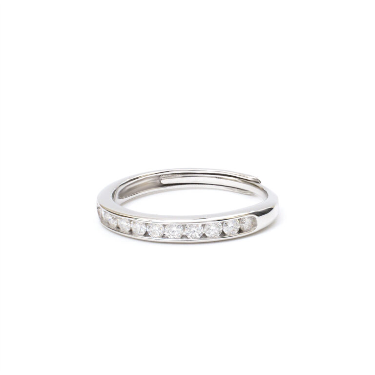 Opal Channel-Band Ring