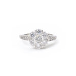Talia Floral-Halo Ring