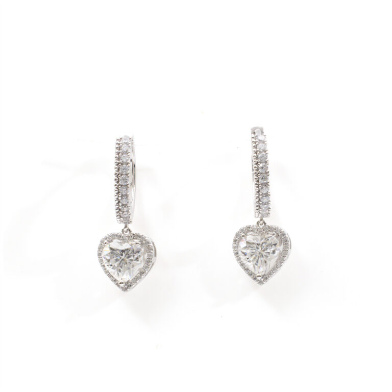 Mira Heart-Outline Hoops