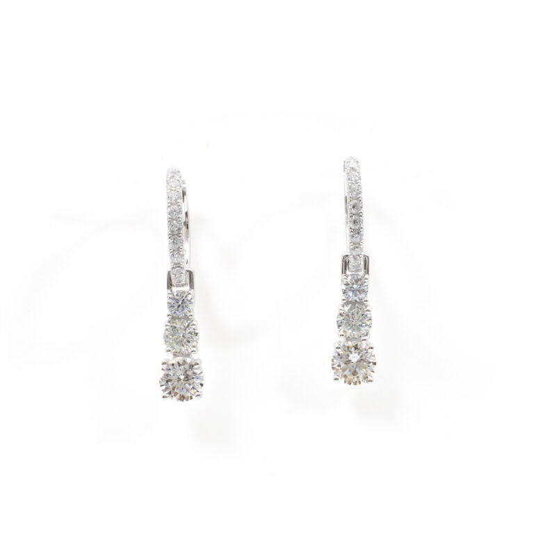 Kiara Tapered-Drop Hoops