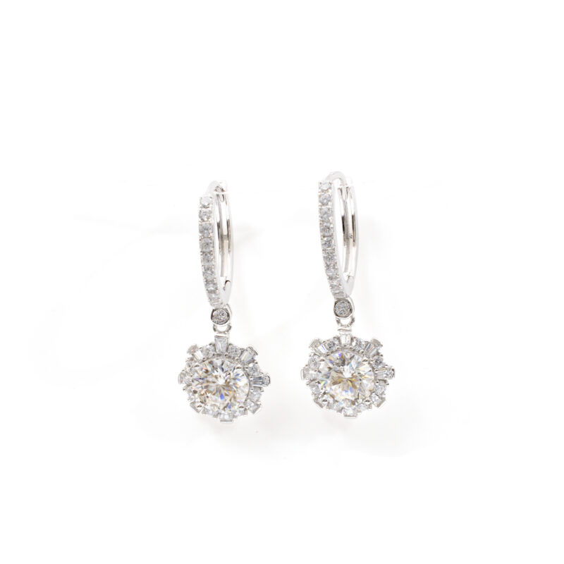 Freya Floral-Halo Hoops