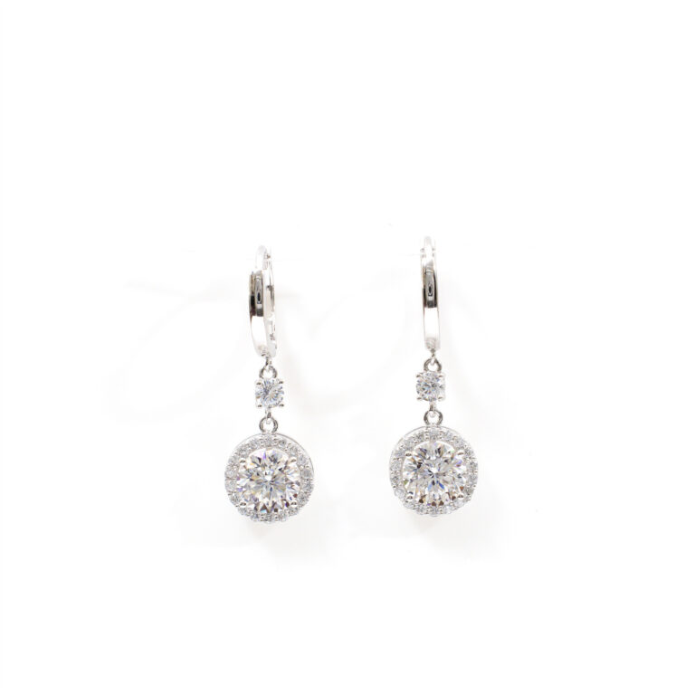 Brielle Double-Halo Hoops