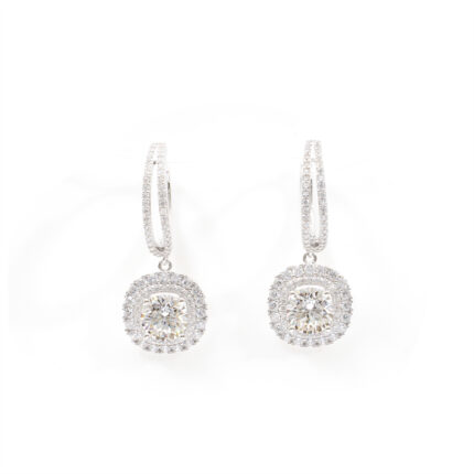 Hana Swirl-Halo Hoops