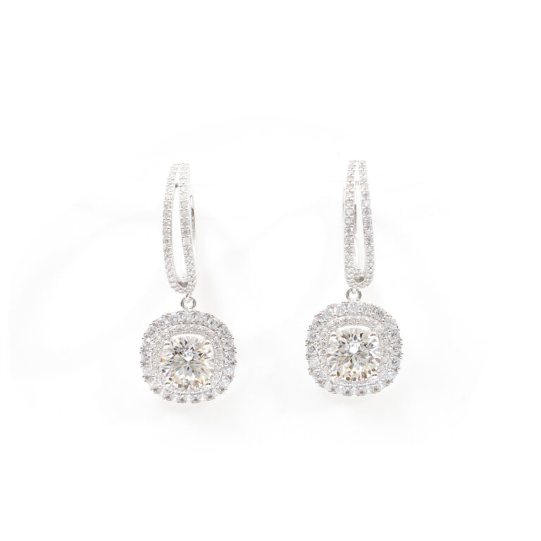 Hana Swirl-Halo Hoops