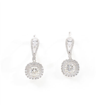 Faye Double-Halo Hoops