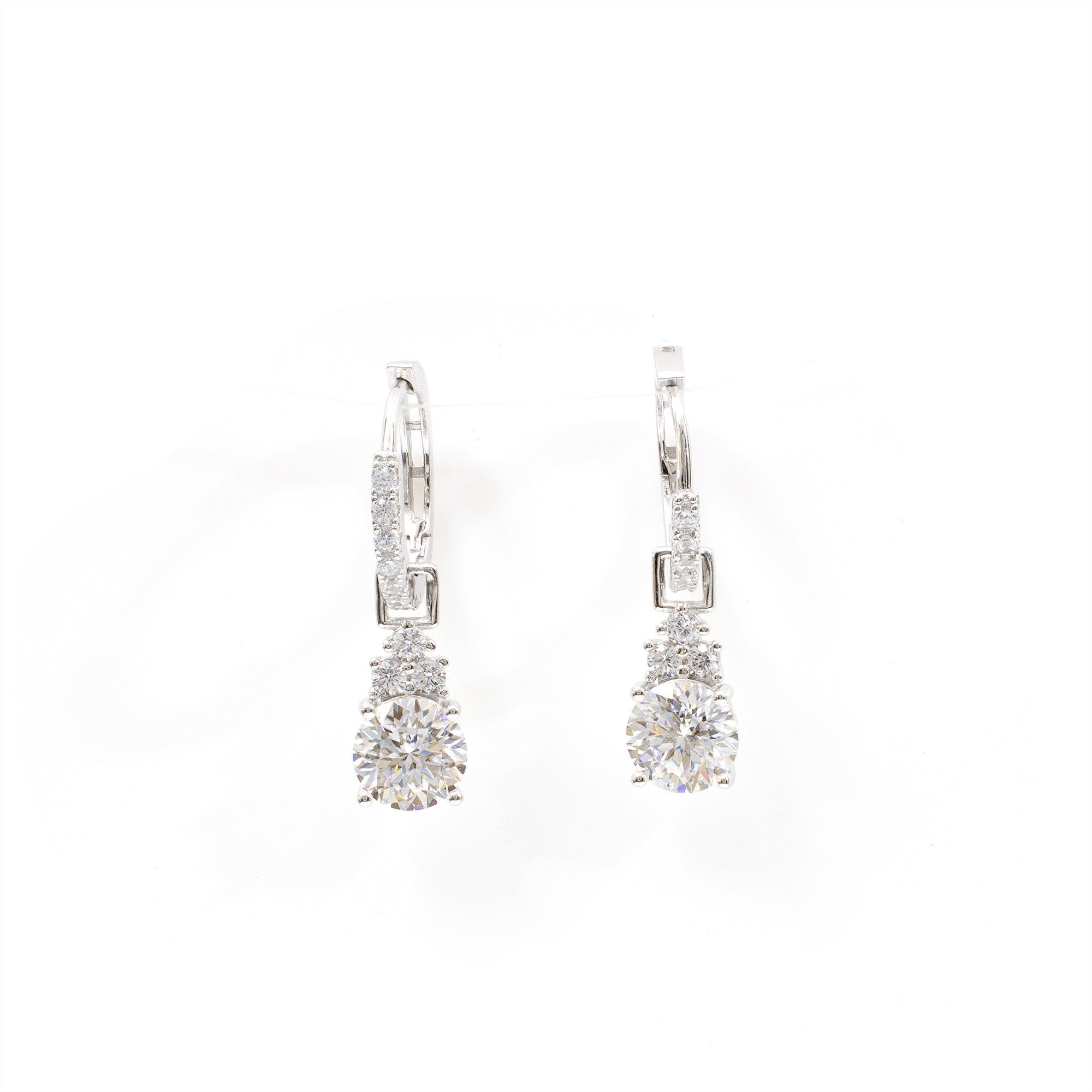 n0118-01 Luna Teardrop Hoops