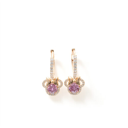 Mara Pink-Bow Hoops